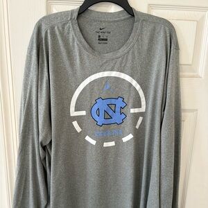 Used Jordan Brand UNC L/s shirt size 3XL
